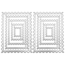 Stanzformen-Set aus Kohlenstoffstahl – 2er-Pack für die Kartenherstellung &