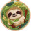Σετ βελόνας τρυπήματος Baby Sloth Σετ χειροτεχνίας για αρχάριους 20x20cm 1