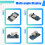 For Orange Pi Zero 2 W Expansion Board Interface Board 100M Network Port+USB 2.0+Analog Audio and Video Interface 8