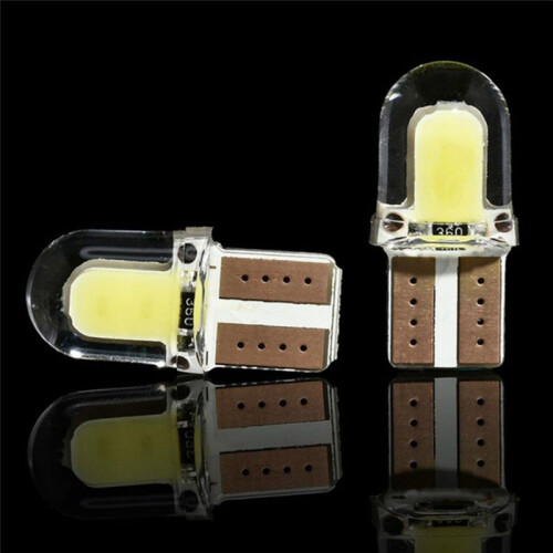 20Pc LED T10 W5W COB SMD CANBUS Silica Bright White License Light Bulb 1