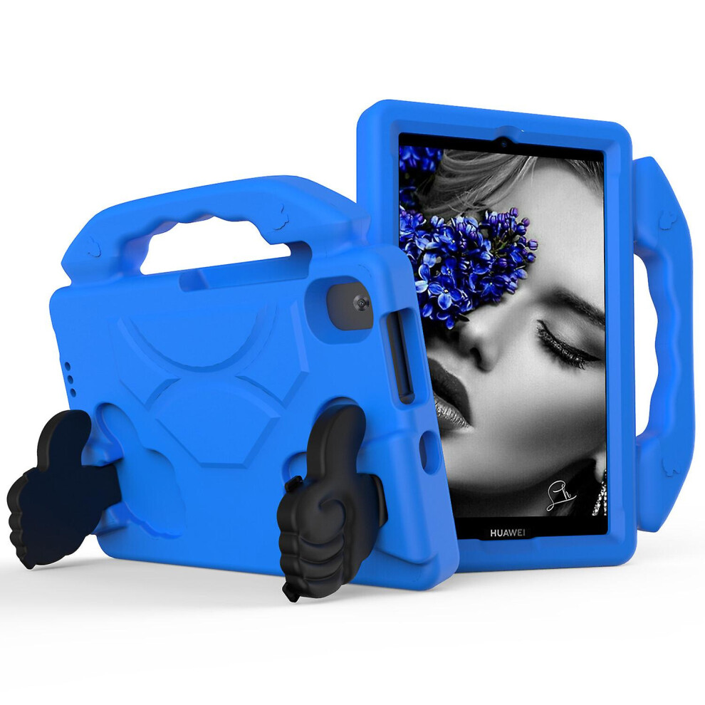 Kids Safe Anti-Fall Protective Cover Compatible Lenove M8 8.0 (Tb-8505F), Blue 4327262186973