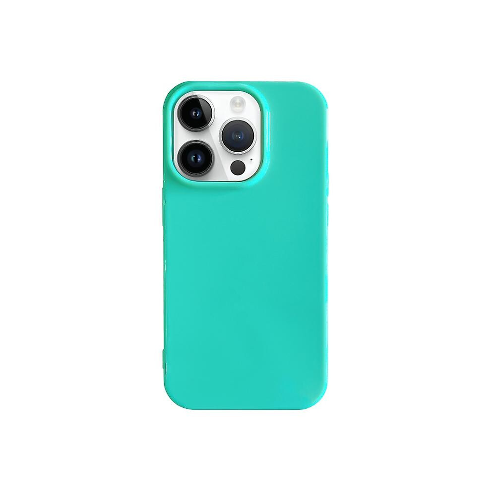 Compatible Iphone 11 Shockproof Solid Color Tpu Phone Case:glacier Green 3779492109436