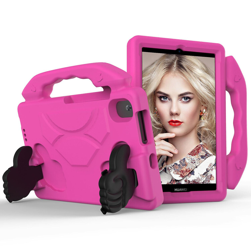 Kids Safe Anti-Fall Protective Cover Compatible Lenove M8 8.0 (Tb-8505F), Rose Red 3012855354518
