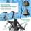 2X Anti-Rust Squirrel Baffle Foldable Hanging Squirrel Flapper Wrap Around Squirrel Proof Baffles Outdoor Garden Decor 2