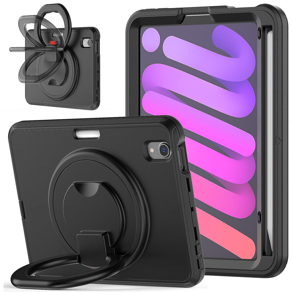 Rotating Case Compatible Ipad Mini6, 360 Degree Swivel Stand Cover 4112112234405