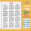 A5 Planner Stencils for DIY Journal and Scrapbook 20 pcs 4