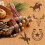 Σετ στένσιλ Western Cowboy 15cm, 9 τεμαχίων, επαναχρησιμοποιήσιμα PET 4