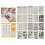 A5 Planner Stencils for DIY Journal and Scrapbook 20 pcs 5