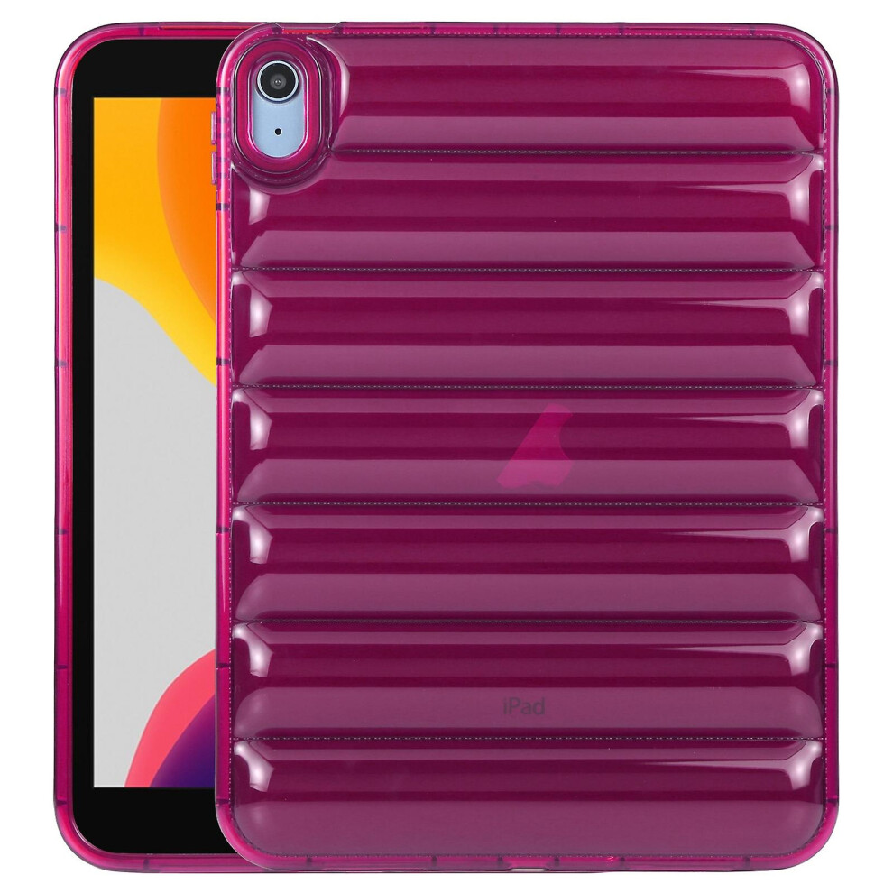 Compatible Ipad 10.2 2019 / 2020 / 2021 Eiderdown Cushion Shockproof Tablet Case:rose Red 8119683186320