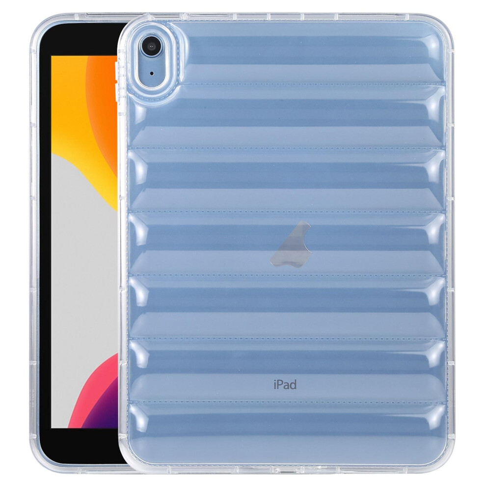 Compatible Ipad 10.2 2019 / 2020 / 2021 Eiderdown Cushion Shockproof Tablet Case:transparent White 8119683186344