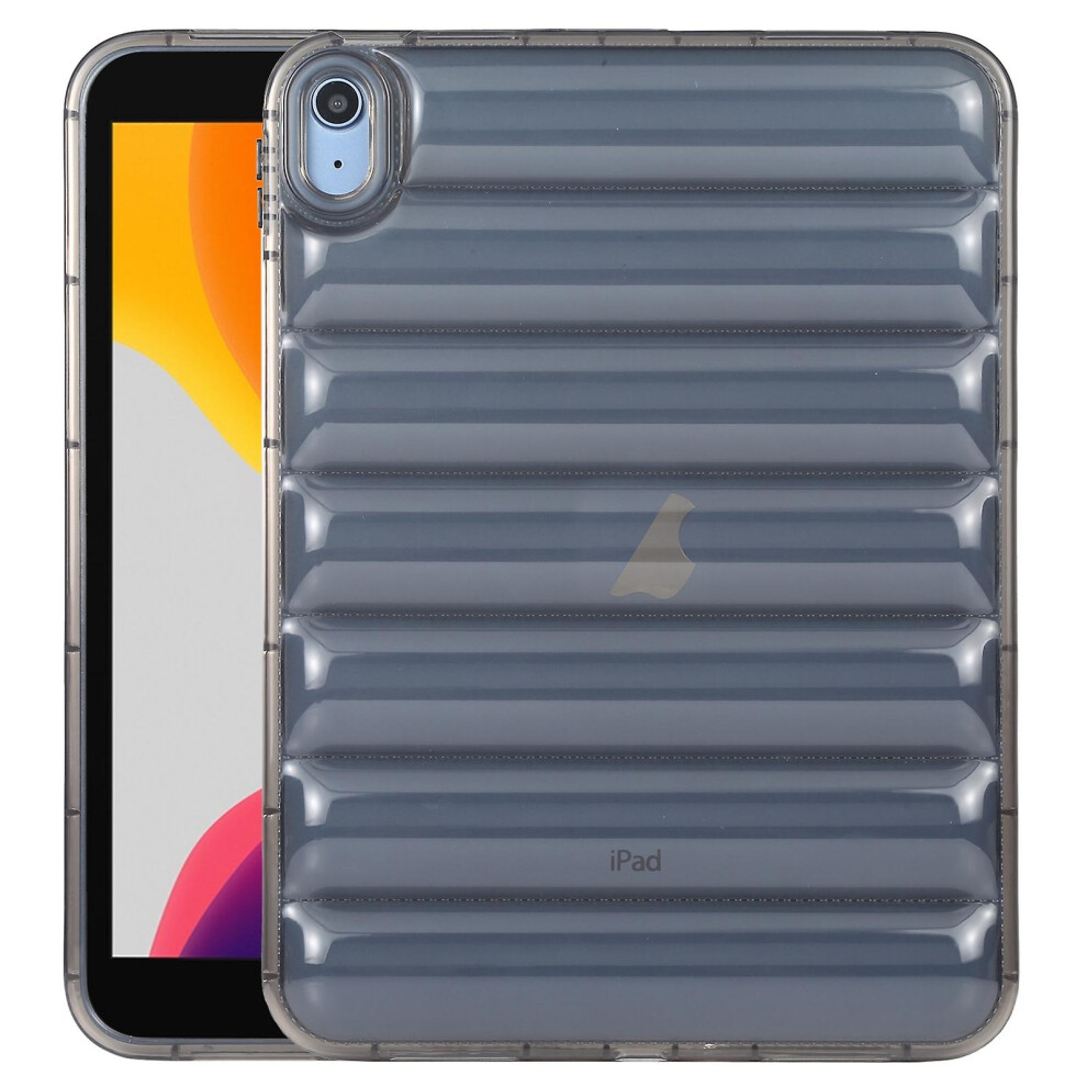 Compatible Ipad 10.2 2019 / 2020 / 2021 Eiderdown Cushion Shockproof Tablet Case:transparent Black 8119683186337