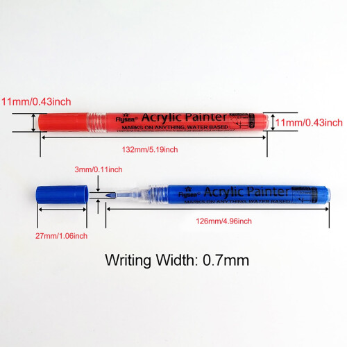 Acrylfarbenmarker-Set – Permanent, schnelltrocknend 2
