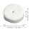 100 embouts de boucles d'oreilles en mousse blanche, forme de disque 2
