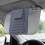 Car Sun Visor Organizer Multi-Pocket Pouch Holder Elastic Bands Pen Holder 5