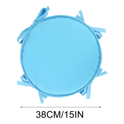 Rond buitenstoelkussen, 38 cm dik, weerbestendig. 1