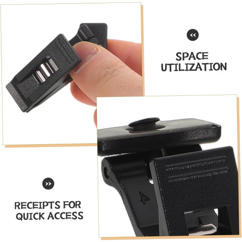 4er-Pack selbstklebende Auto-Rechnungshalter/Parkticket-Organizer 2