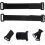 4pcs Dash Cam Mirror Mounting Holder Nylon Straps Lightweight Convenient Replacement Black 8