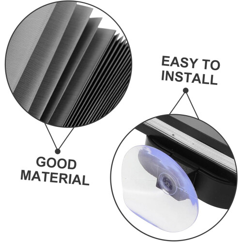 Automatic Retractable Car Sunshade 65Cm Front Windshield Shade UV Protection Vehicle Sunshade 2