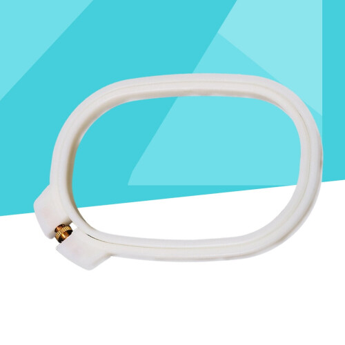 Beige embroidery hoop ABS frame with copper screw 1
