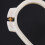 Beige embroidery hoop ABS frame with copper screw 3