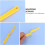 2pcs Auto Wrapping Tool Sturdy Plastic Squeegee Scrape Off Bubbles Cut Film Edge-Closing Tool 5