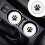 Γάτα Paw Coaster Bling Car Cup Coaster για ποτά σε αντιολισθητική θήκη ποτηριού αυτοκινήτου 6