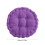 Lilla polyester meditationspude med randsyet kant 3