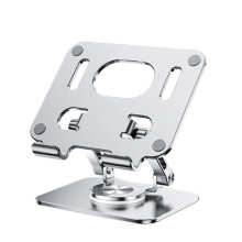 Tragbarer und um 360 Grad drehbarer Tablet-Ständer Silver