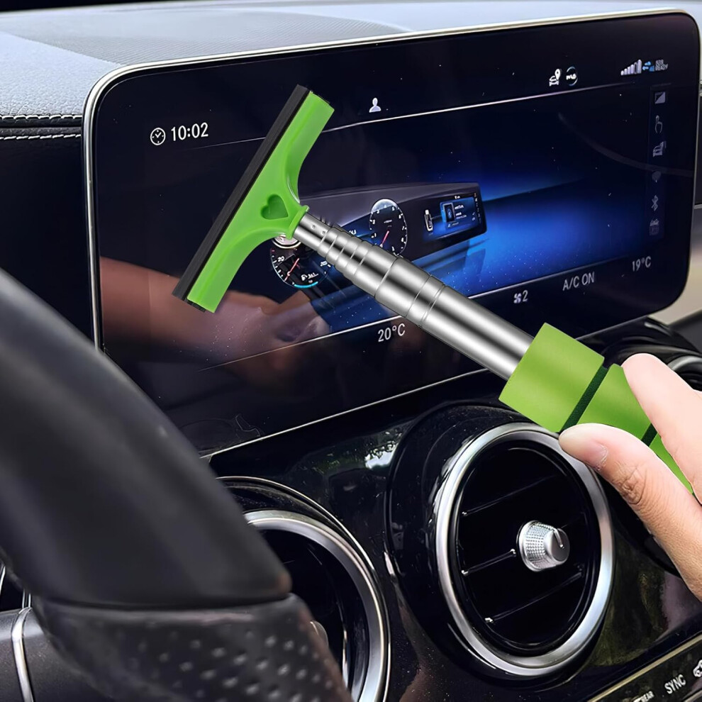 Telescoping Side View Mirror Squeegees 4Pcs Mini Car Water Scrapers Retractable Rearview Mirror Wipers 5455468455827