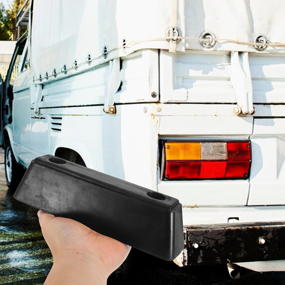 Rubber Bumper Block 20.5Cm For Truck Trailer Rear Protection High Impact Resistant Rear Bumper Guard Strip Suitable Black 5455468435522