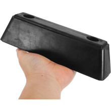 Gummipufferblock 20,5 cm für LKW-Anhänger-Heckschutz, hochschlagfester Heckstoßstangenschutzstreifen, geeignet
