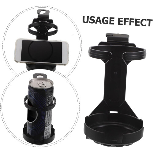 Multi Functional Car Cup Holder Tray Backseat Organizer Headrest Hooks 2