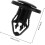 100pcs Black Plastic Retainer Clips for Car Bumper and Engine Guard Panel 2