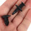 100pcs Black Plastic Retainer Clips for Car Bumper and Engine Guard Panel 5