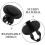 100pcs Black Plastic Retainer Clips for Car Bumper and Engine Guard Panel 8