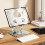 Draagbare en 360 graden draaibare tabletstandaard Silver 3