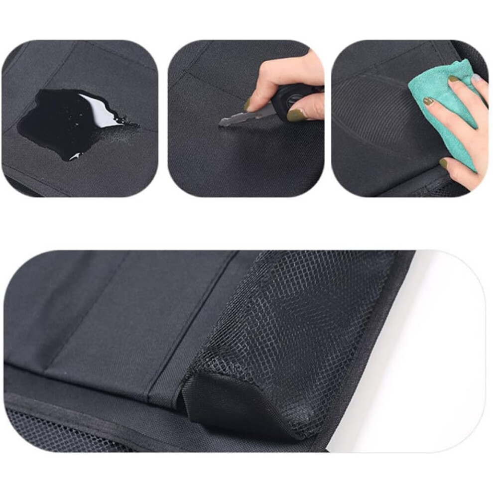 Car Seat Back Organizer Bag, Multifunctional Auto Seat Pocket Storage Pouch Black 5455468548819