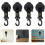 8pcs Car Camping Essentials Suction Cup Hooks Abs Sturdy Reliable Durability Quick Installation 7