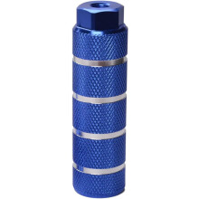 Fietspedaal achteras voethendel set voor mountainbike accessoire, stevig blauw, lang ontwerp, groot gat