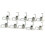 30pcs Spring Tensioner for Printer Belt Strong Spring Printer Accessories for Belt Tension 7