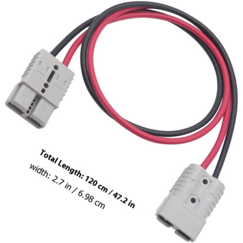 Καλώδιο γρήγορης σύνδεσης μπαταρίας 175A 6Awg 600V τροφοδοτικού 1,2M 1