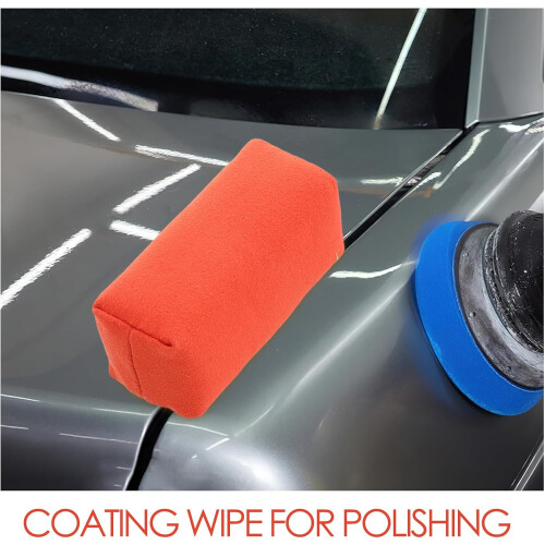 Car Ceramic Applicator Pad and Cleaner Sponge for Coating Polishing 2