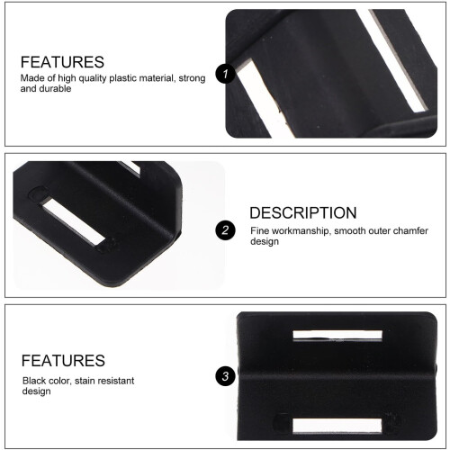 100 protections d'angle en plastique 46 mm x 2 mm 2