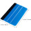2pcs Small Vinyl Squeegee Tool for Automotive Film Application, Plastic Decal Scraper Replaceable Cloth 2