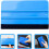 2pcs Small Vinyl Squeegee Tool for Automotive Film Application, Plastic Decal Scraper Replaceable Cloth 5