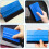 2pcs Small Vinyl Squeegee Tool for Automotive Film Application, Plastic Decal Scraper Replaceable Cloth 7
