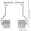 Set di pedali freno e acceleratore per go-kart, 1 paio compatibile 2