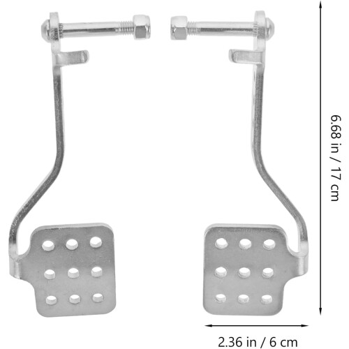 Go-Kart Brems- und Gaspedalset, 1 Paar, kompatibel 1