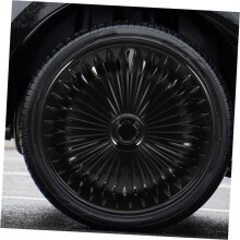 Copricerchio universale nero da 14 pollici per auto, copricerchio decorativo per auto.