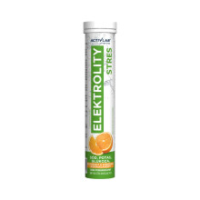 Elektrolity Stres 20 tabletek pomarańcza ashwagandha potas sód glukoza